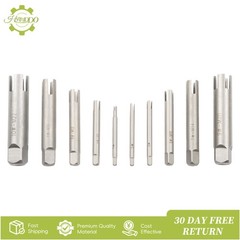 10Pcs 3/4 Claws Broken Tap Extractor Removal Kit 1-10# Screw Extractor Set