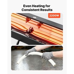 Uimoso 1/2&Prime; &ndash; 4&Prime; Electric PVC Conduit Heater Bender for Pipe Bending 2200W Power