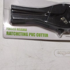 Pittsburgh Ratcheting Finger Release PVC Pipe Cutter 62588 Up to 1 5/8 in