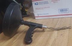 Drainsoon Pro Drum Auger 25 Ft 1/4&Prime;