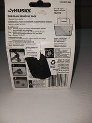 Husky Tub Drain Removal Tool For Drains with Damaged or Corroded Crossbar