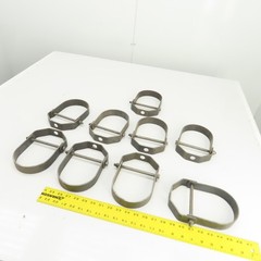4&Prime; Pipe Pivoting Steel Anvil Clevis Hanger 7-3/4&Prime; H FIG 1 STD. Lot Of 9