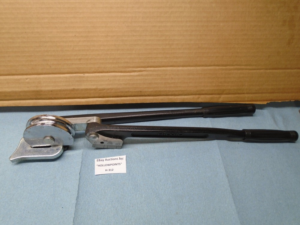 Ridgid 1/2&Prime; Tubing #36132 408 Tube Bender 0-180 Degree Bends 0 45 R 90 Dial H312