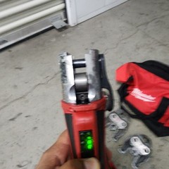 Milwaukee 2473-22 M12 FORCE LOGIC Press Tool Kit with 3 Jaws Used No Case