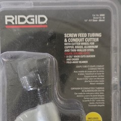 RIDGID No. 15 Screw Feed Tubing & Conduit Cutter 1/8-1 1/8 in MPN 32920