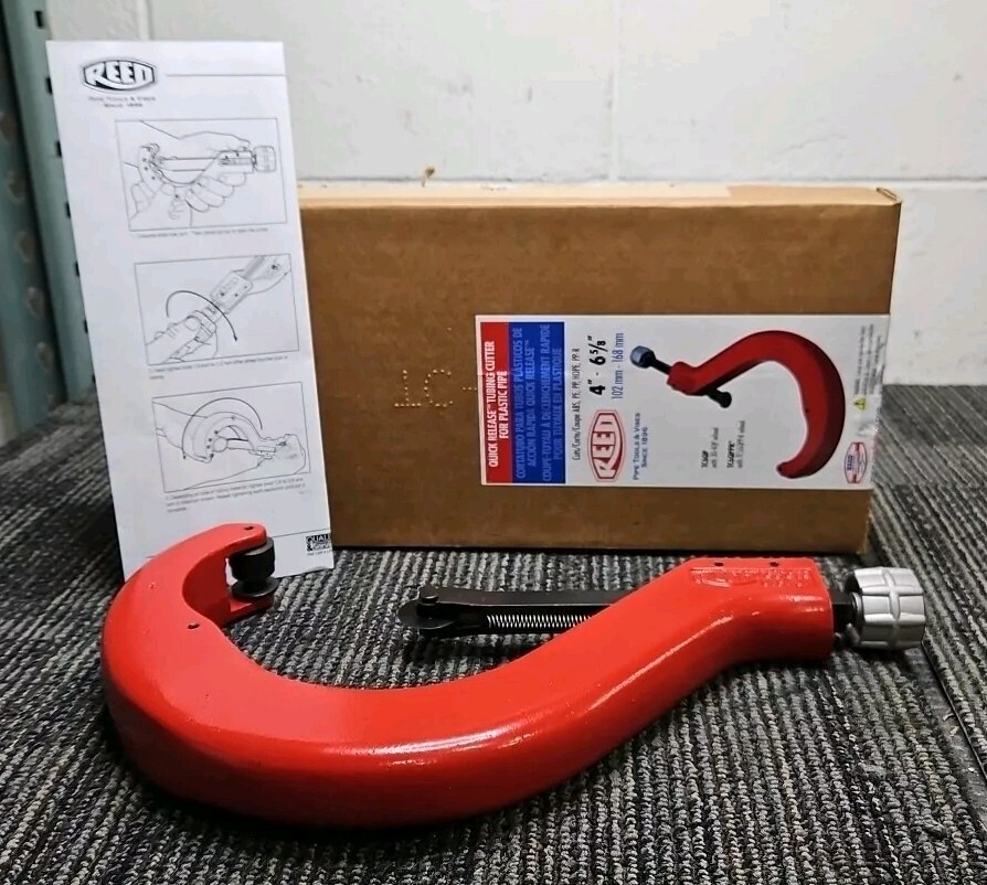 Reed TC6QP Quick Release Tubing Cutter for Plastic Pipe