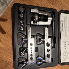 Mastercool 70053 45&deg; Flaring & Swaging Tool Set w/ Case 3/16-1/2 in