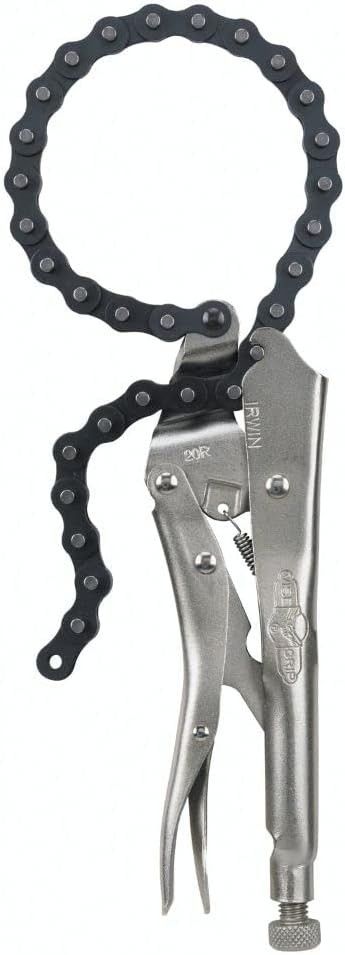 IRWIN 27ZR Locking Chain Clamp 9&Prime; Jaw Opening Alloy Steel 1.69 lbs