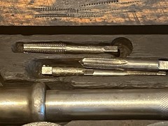 Vintage Little Giant Wells Bros. Taps and Dies with Box GREENFIELD MASS USA