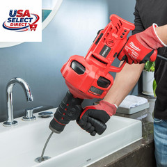 120V Auto Feed Drain Auger 23FT for 3/4&Prime;-2&Prime; Pipes