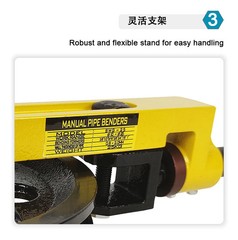 SWG-25 Stainless Steel Tube Manual mechanical ipe Bending Machine With 7 molds