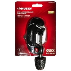 Husky 1-1/8 in Quick-Release Tube Cutter with Fold-Away Reamer and Blade Storage
