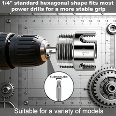 3Pcs Integrated Internal & External Pipe Threading Tool, Pipe Tapping and Thread