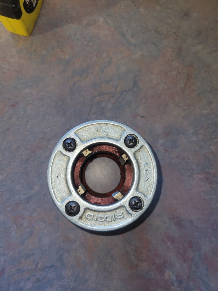 RIDGID 12-R HS-SS-NPT-1-1/2 (37545) 1.5&Prime; Die Head, HS SS RH, NPT