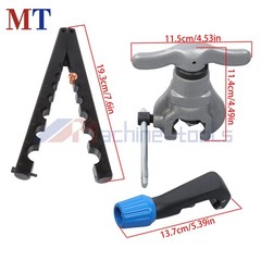 Tube Flaring Tube Cutter Kit 45&deg; 7 Dies 3/16-3/4 In Eccentric Flaring Tools Set