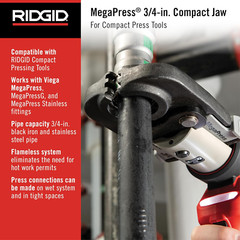 48438 3/4&Prime; Megapress Jaw for Compact Press Tools