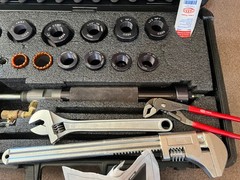 Reed FT2000UNIV Feed Wet Tap Drilling Machine Complete Kit 09165