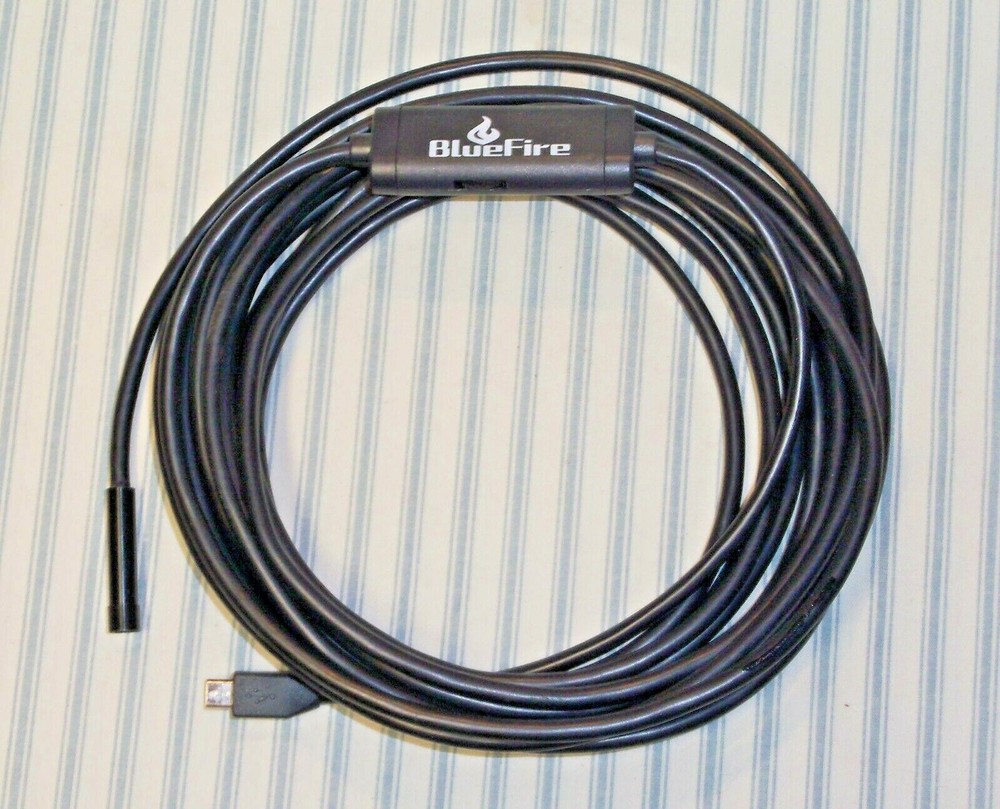 Bluefire Android USB Camera Flexible 10&prime; Endoscope / Drain / Snake / Inspection