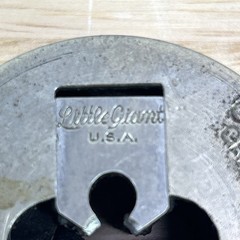 GTD Greenfield Die Little Giant 5/16&Prime; 18 NC Insert Collet Adjustable Pipe Dies