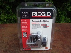 Rigid Automatic Feed Cutter 1/4&Prime; &ndash; 1-1/8&Prime; Close Quarters Model 118 NEW