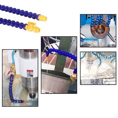 E-outstanding 5PCS 30cm 1/4Inch Thread Round Nozzle 11.81 inches, Blue,Orange