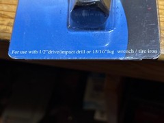 Dr.Roc Scissor Jack Adapter For Use With 1/2 Inch Drive Impact Wrench or 13/16&Prime;