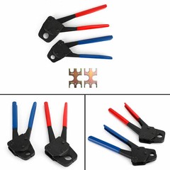 2 Pex Crimper 1/2&Prime; And 3/4&Prime; Plumbing Crimping Gonogo Set Angle Gauge Tools Combo