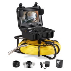 VEVOR Sewer Camera 9&Prime; 1200TVL Monitor HD Drain Pipe Inspection Camera 393ft/120m