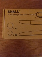SHALL Pex Clamp Cinch Tool Kit In Carrying Case Brand New Never Used IN Box