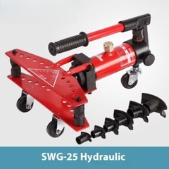 SWG-25 Hydraulic Rebar Bender Manual Copper Tube Bending Machine Stainless