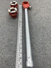 Vintage Rigid pipe threader with 2 dies (1/2 in. & 3/4 In.)