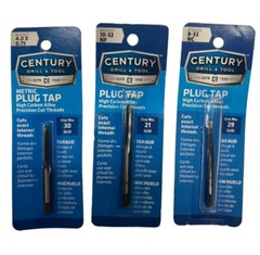 Century Drill & Tool 97307, 95007, 95005 Plug Tap (LOT OF 3) **SALE**