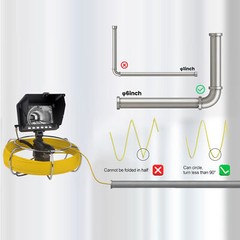 Inspection Video 30M IP68 Waterproof Drain Sewer C2R3
