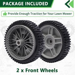 Lawn Mower Wheels 8 Inch Front Drive For Husqvarna Craftsman 2 Pack