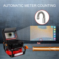 10.1&Prime; Ultra HD Sewer Camera Meter Counter Self-Balancing Monitor 512hz Sonde 50M