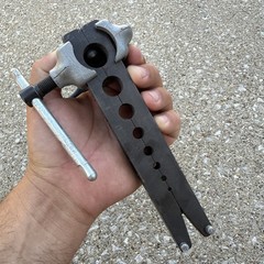 RIDGID 83037 Model 458 Precision Ratcheting Flaring Tool 1/8&Prime; to 3/4&Prime; 45&deg; SAE