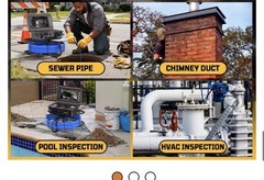 Sewer Camera 9 in IPS Screen 165FT/50M HD Drain Pipe Inspection Camera 32GB