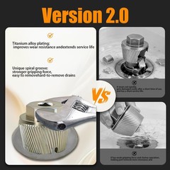 1.5&Prime; Tub Drain Removal Tool, Bathtub Drain Extractor for The Old, Broken, Stu&hellip;