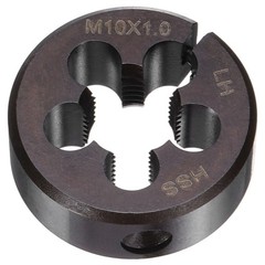 HSS Round Die Adjustable Left Hand Metric Machine Threaded Tool M6x0.75mm