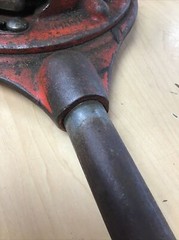Ridgid 65-RA Pipe Threader Ratcheting Die Cutter w/22&Prime; Handle FREE SHIPPING