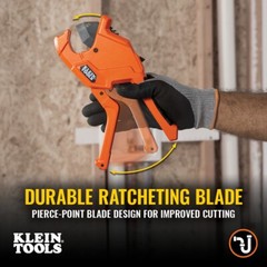Klein Tools 50044 Precision Ratcheting PVC Pipe Cutter, 1 1/4&Prime;