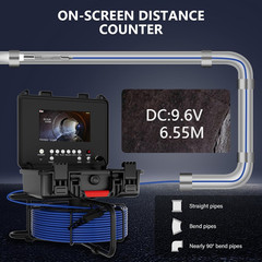 Sewer Camera Self Leveling, Sewer Inspection Camera 100 Ft/30 M with Distance Co