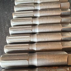 RIDGID No. 80 & No. 81 Pipe Reamer/Cleaner Bit Set, MPN No.80 No.81