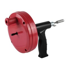 25ft Drain Auger Power Drill Attachment High Tensile Spring Wire Snake Cleaner