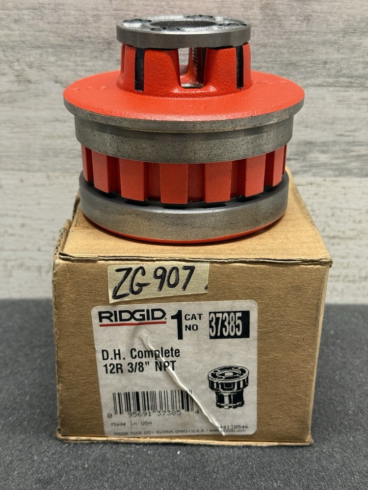 Ridgid Hand Threader Die Head 12R 3/8&Prime; NPT 37385 USA New