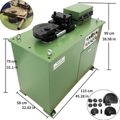 220V 3PH PLC Electric Tube Pipe Bender 0-180&deg; Tube Bending Machine 1mm-5mm