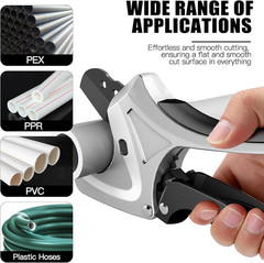 PVC Pipe Cutter,Cuts up to 2-1/2&Prime;,Ratcheting PVC Cutters,Pex Pipe Cutter,For PVC