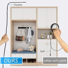 Pipe Inspection Camera Endoscope Video Sewer Drain Cleaner Waterproof Snake USB