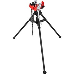 VEVOR Tripod Pipe Chain Vise 1/8&Prime;-5&Prime; Capacity Folding Legs W/ Harden Teeth&Chain