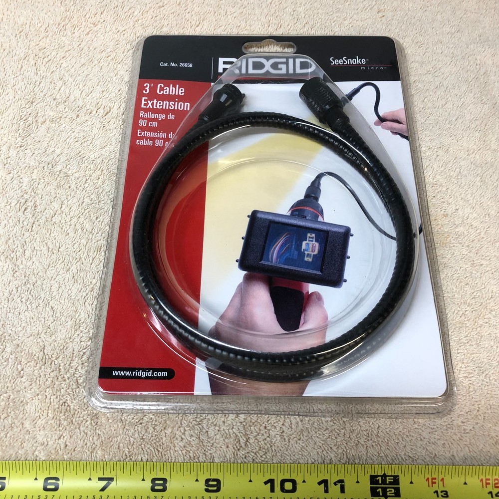 RIDGID 3 FOOT SEESNAKE MICRO CABLE EXTENSION